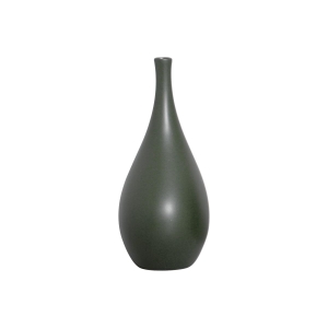 Vaso de Cerâmica Decorativo para Mesa de Centro Cristal G Verde Lúpulo