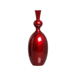 Vaso de Chão de Cerâmica Las Vegas Pequeno Vinho Scarlet