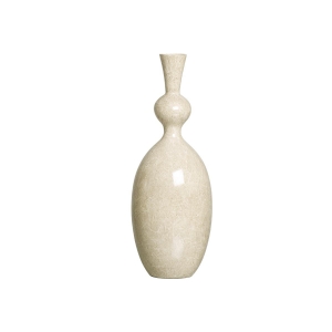 Vaso de Chão de Cerâmica para Sala Bege Las Vegas Petra 55x20 cm