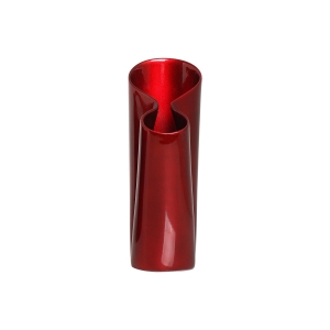 Vaso Decorativo de Cerâmica Antúrios Grande Vinho Scarlet