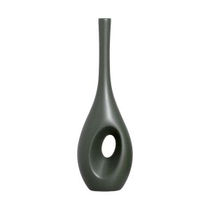 Vaso Decorativo de Cerâmica para Mesa Arabella G Verde Lúpulo