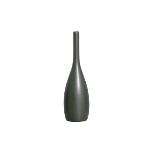 Vaso Decorativo de Cerâmica para Sala Tulipa P Verde Lúpulo 31x9