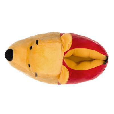 Pantufa ursinho pooh 3D amarelo solado emborrachado ricsen
