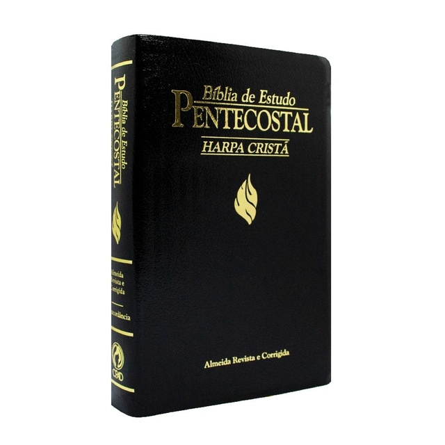 Bíblia de Estudo Pentecostal com Harpa Cristã - Média