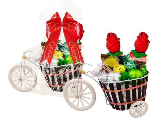 Bicicleta Decorativa com Deliciosos Chocolates Borússia