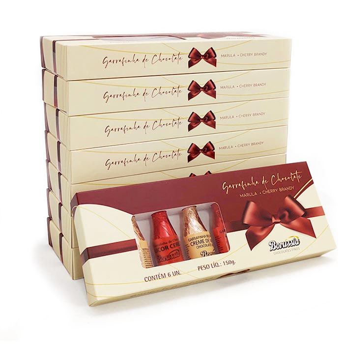 Garrafinha Sortido 8 caixas no Fardo Borússia Chocolates