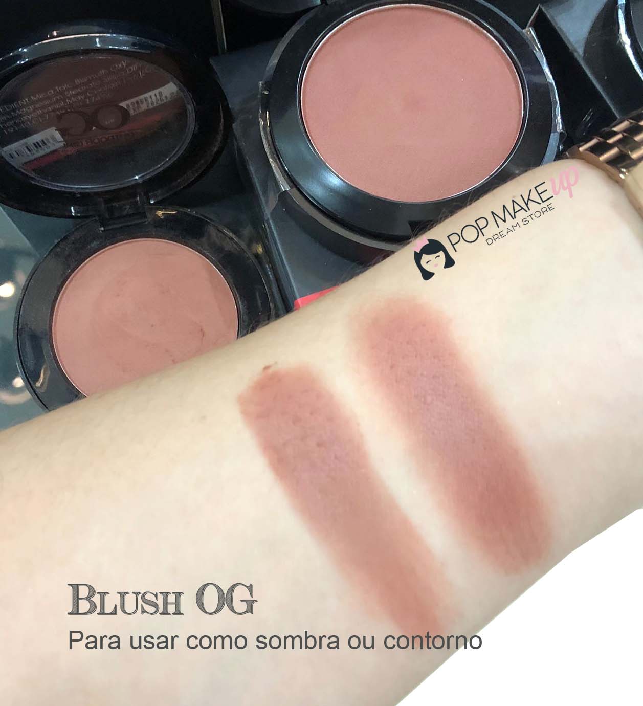 Blush Color Infusion Pro Cor Cinnamon Spice CI04 | OG Cosmetics