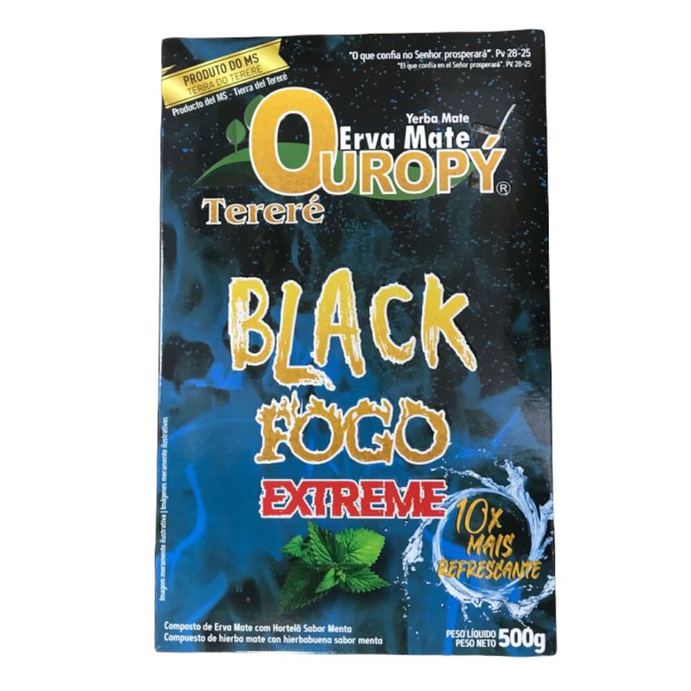 Erva Mate Ouropy - Black Fogo Extreme 500G