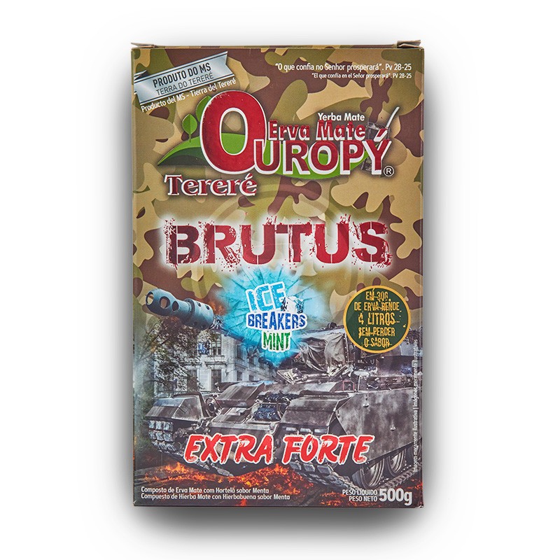 Erva Mate Ouropy - Brutus Ice Breakers Mint 500G