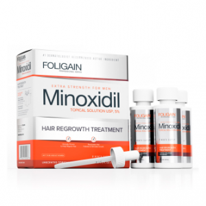 Foligain Minoxidil 5% Original - 3 Meses de Tratamento - 180 ML - Envio Imediato