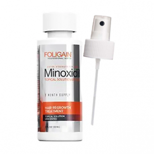 Minoxidil Foligain + Aplicador Spray (PRONTA ENTREGA)