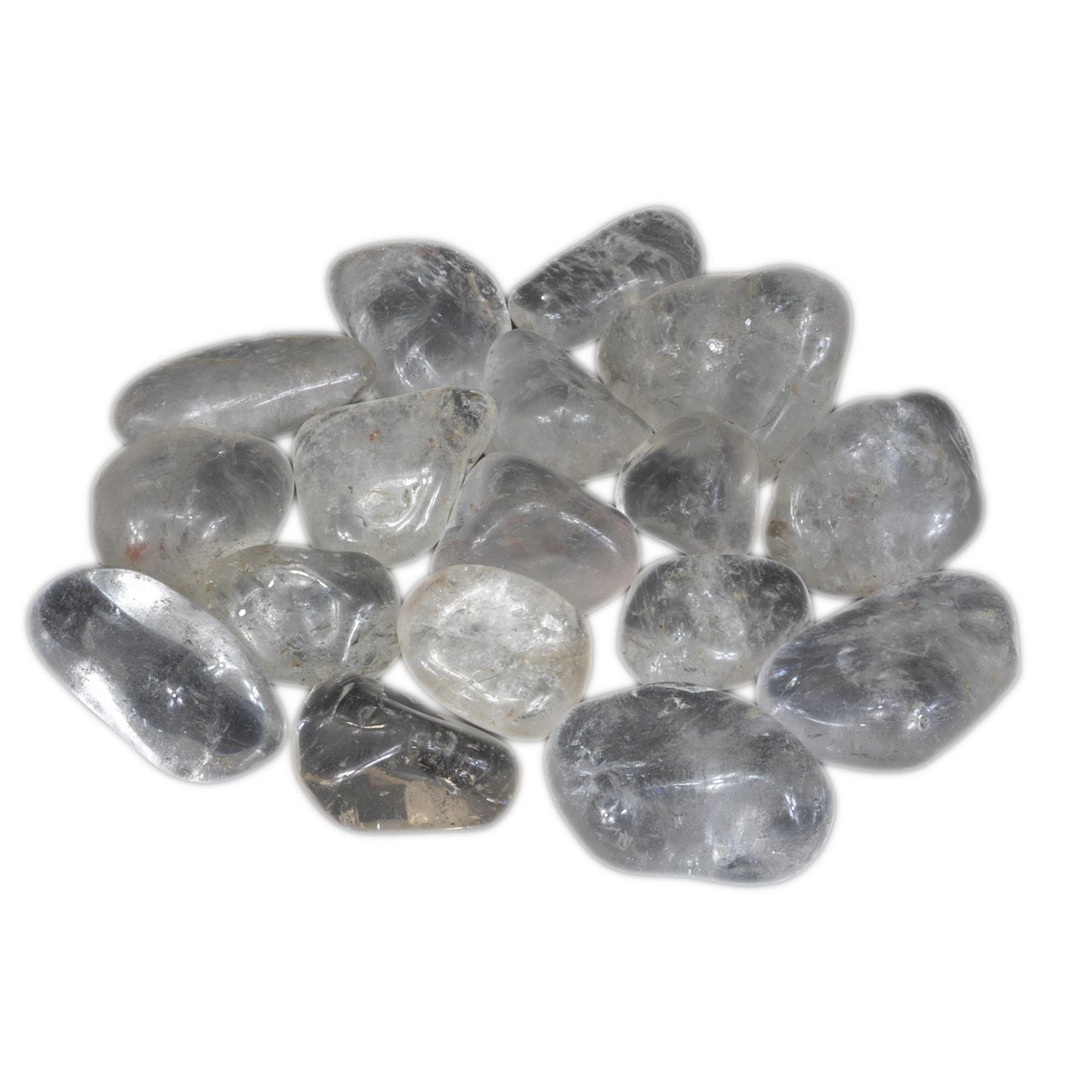 250g De Pedra Rolada De Cristal Quartzo Transparente Natural