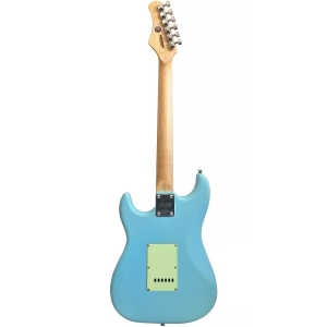 Guitarra MEMPHIS Tagima MG 30 SBLS Sonic Blue Satin Escudo MG Mintgreen