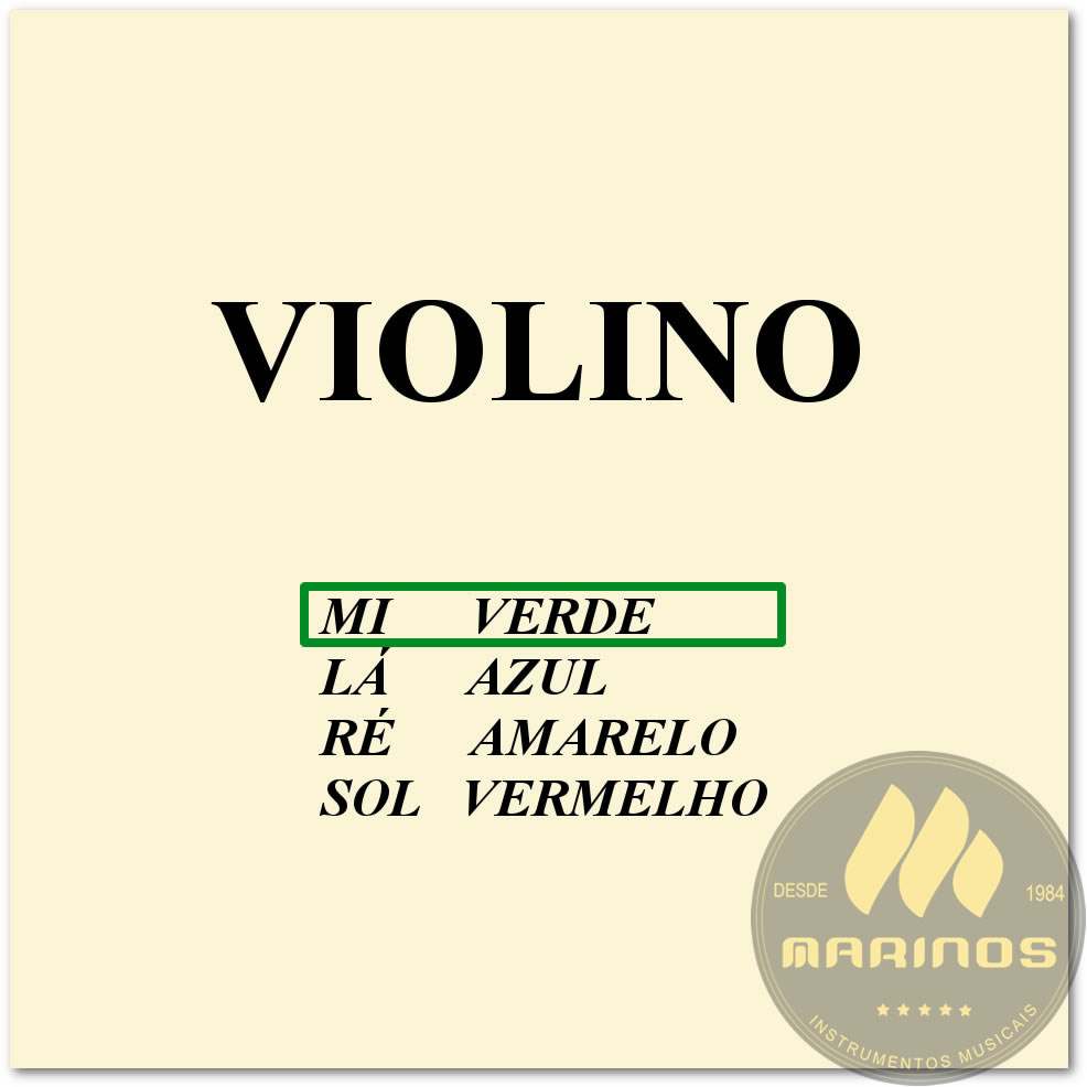 Corda Avulsa Para Violino 1ª MI (E) MAURO CALIXTO
