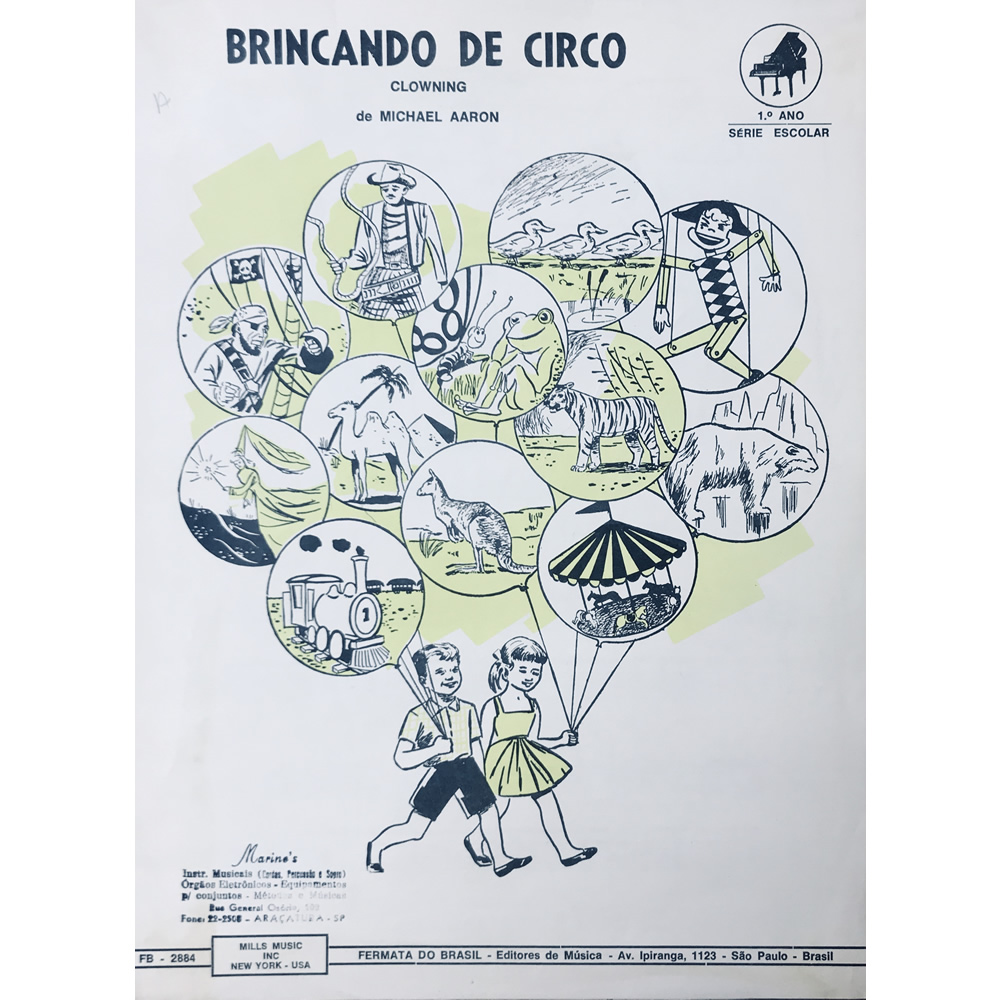 Método Partitura Piano - BRINCANDO DE CIRCO - Michael Aaron