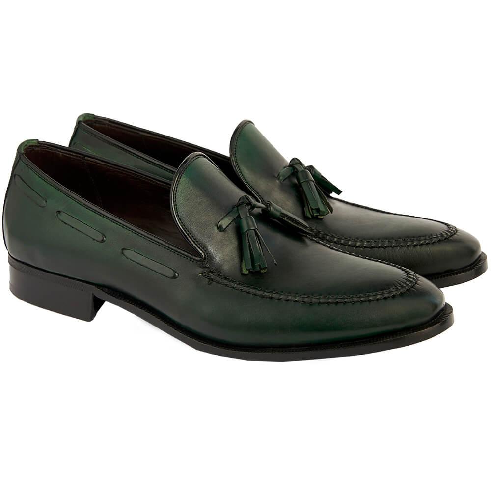 Sapato Masculino Tassel Loafer cor Verde 1090CMGREEN Winston