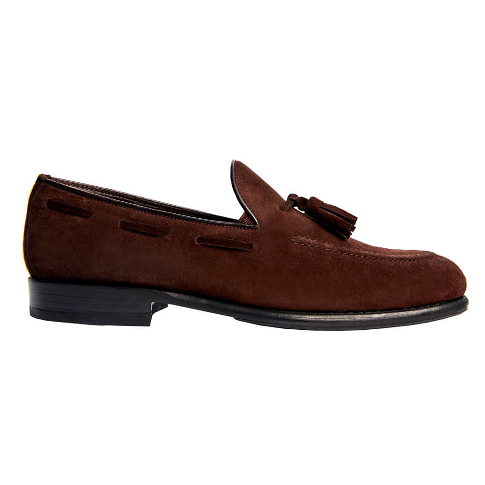Sapato Masculino Tassel Loafer em Camurça 019CAMCAF Windsor