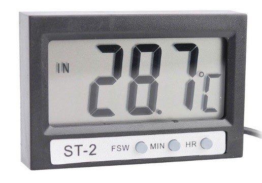 Termômetro Digital Preto ST-2 sem pilha Coldpac