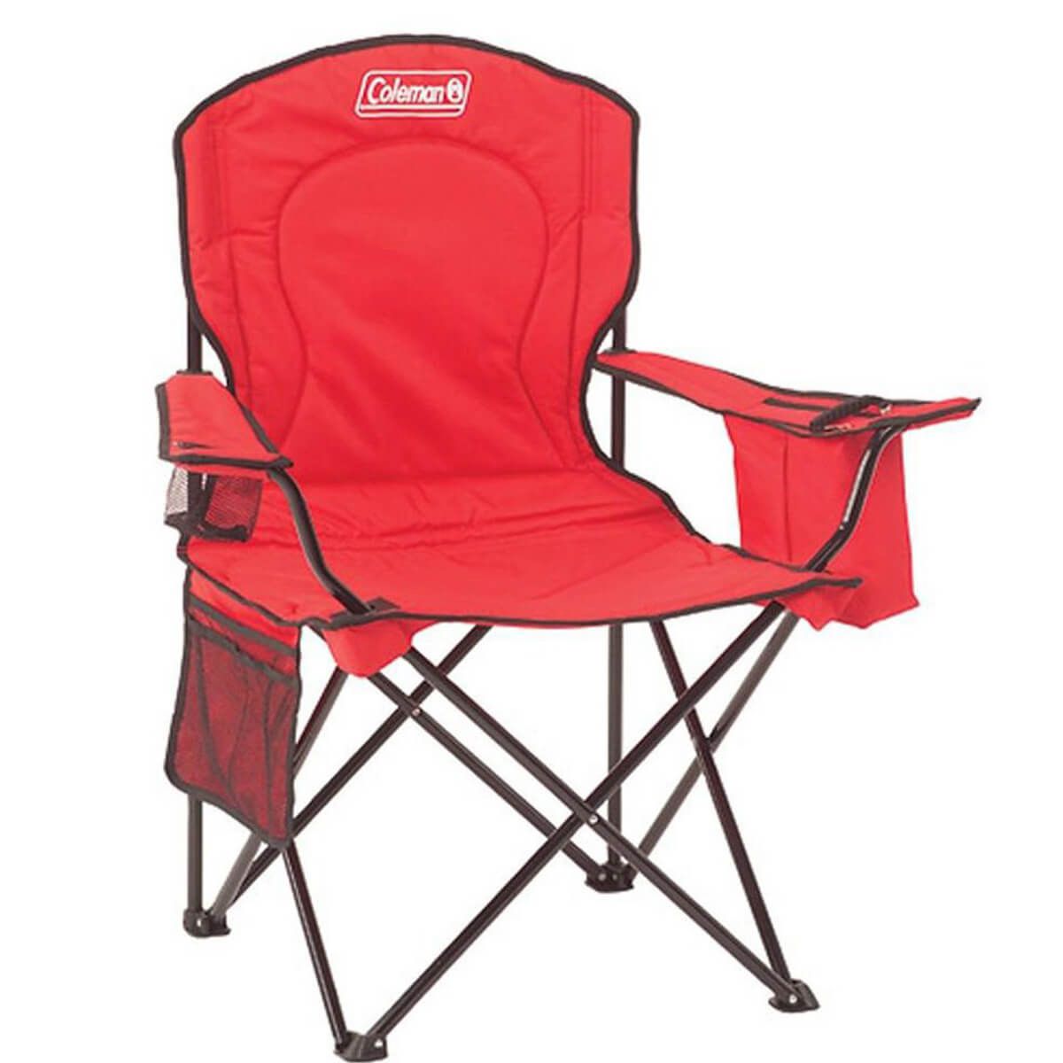 Cadeira Dobrável Vermelha com Cooler - Coleman
