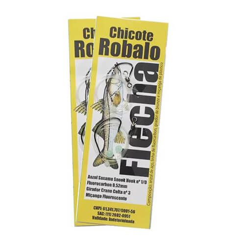 Chicote Celta Robalo CT121102 Flecha Anzol 1/0 c/ 2 unidades