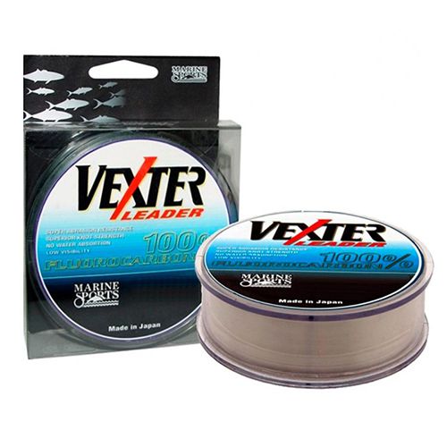 Linha Fluorcarbono Marine Sports Vexter Leader 0,37mm 17lbs - 8kg