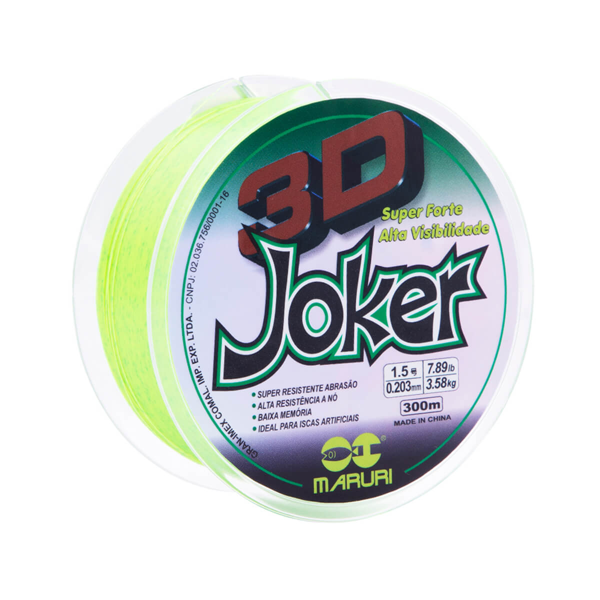 Linha Monofilamento Maruri Joker 3D 300m