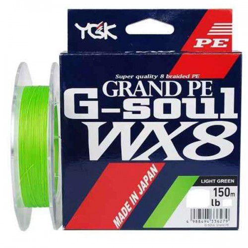 Linha Multifilamento G-soul Pe Wx8 150m Verde Claro