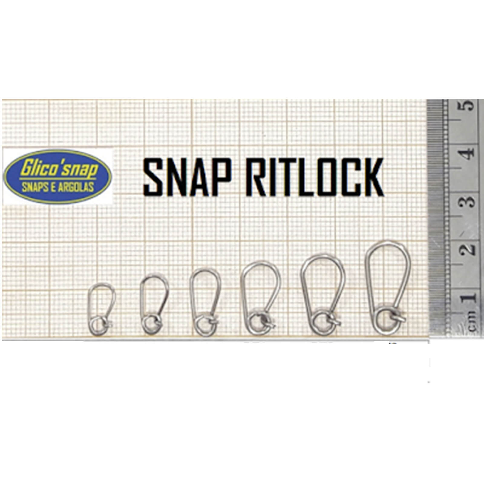 Snap Ritlock RT6 c/Girador 115lb 4un Glico'Snap