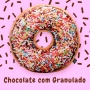 Almofada Decorativa Rosquinha Magma Donut Granulado Chocolate