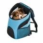 Mochila Bolsa Transporte PET Design Canguru Cães Gatos Azul
