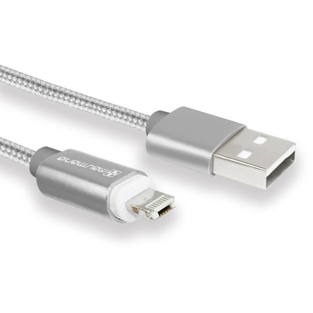 Cabo USB Mais Mania 2 em 1 Lightning 8P - Micro USB