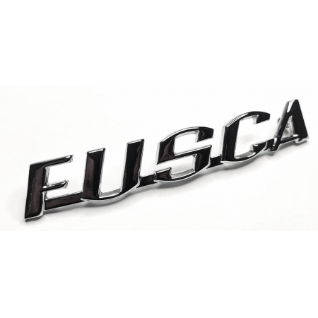 Emblema FUSCA cromado metal para tampa traseira