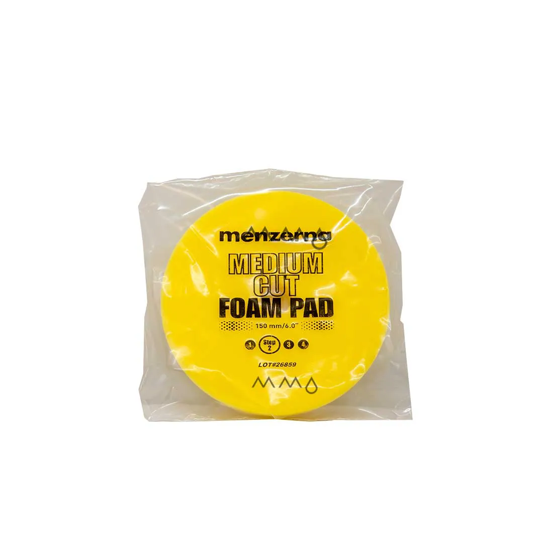 Boina Refino Medium Cut Foam Amarela Menzerna 150MM/5