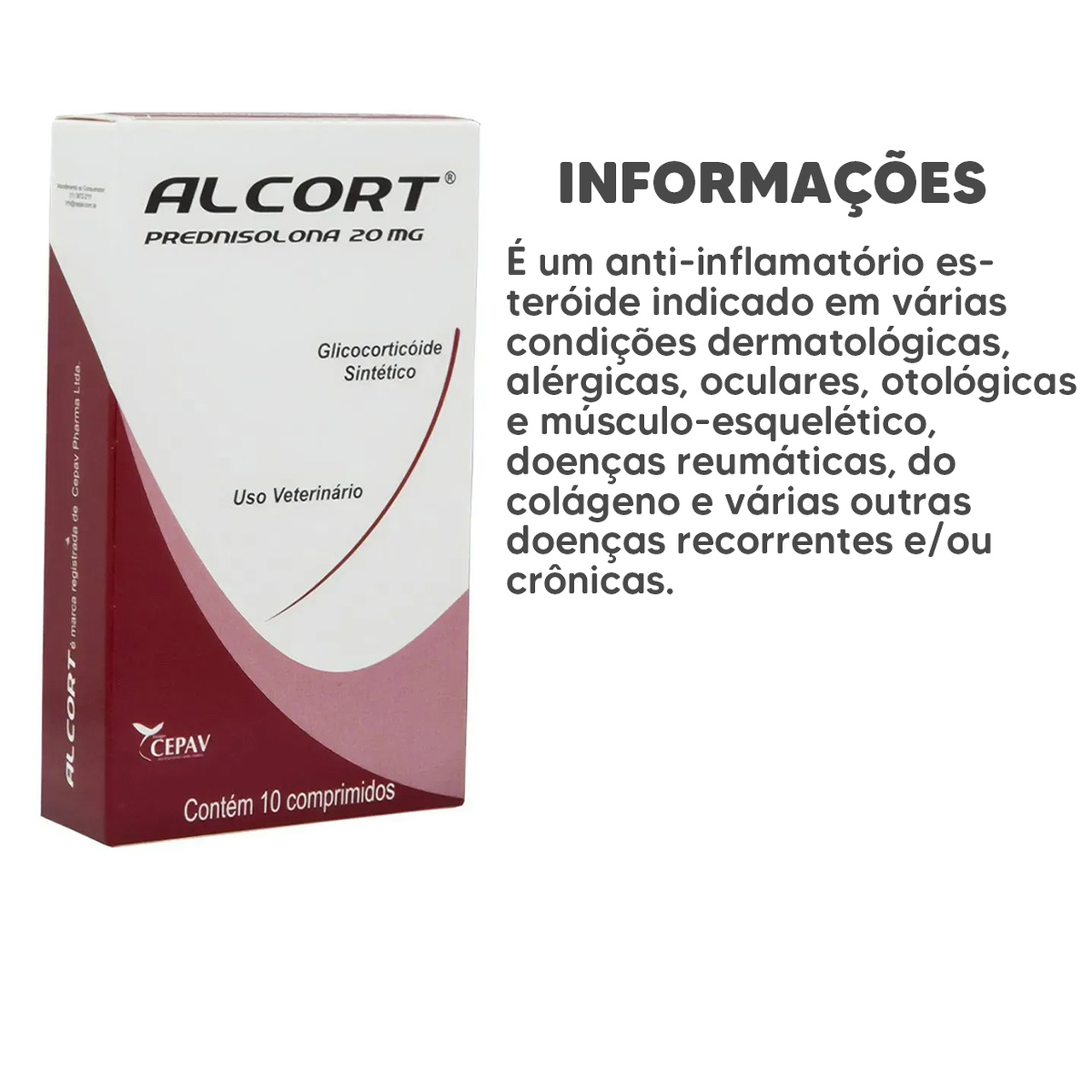 Alcort 20 Mg - 10 Comprimidos