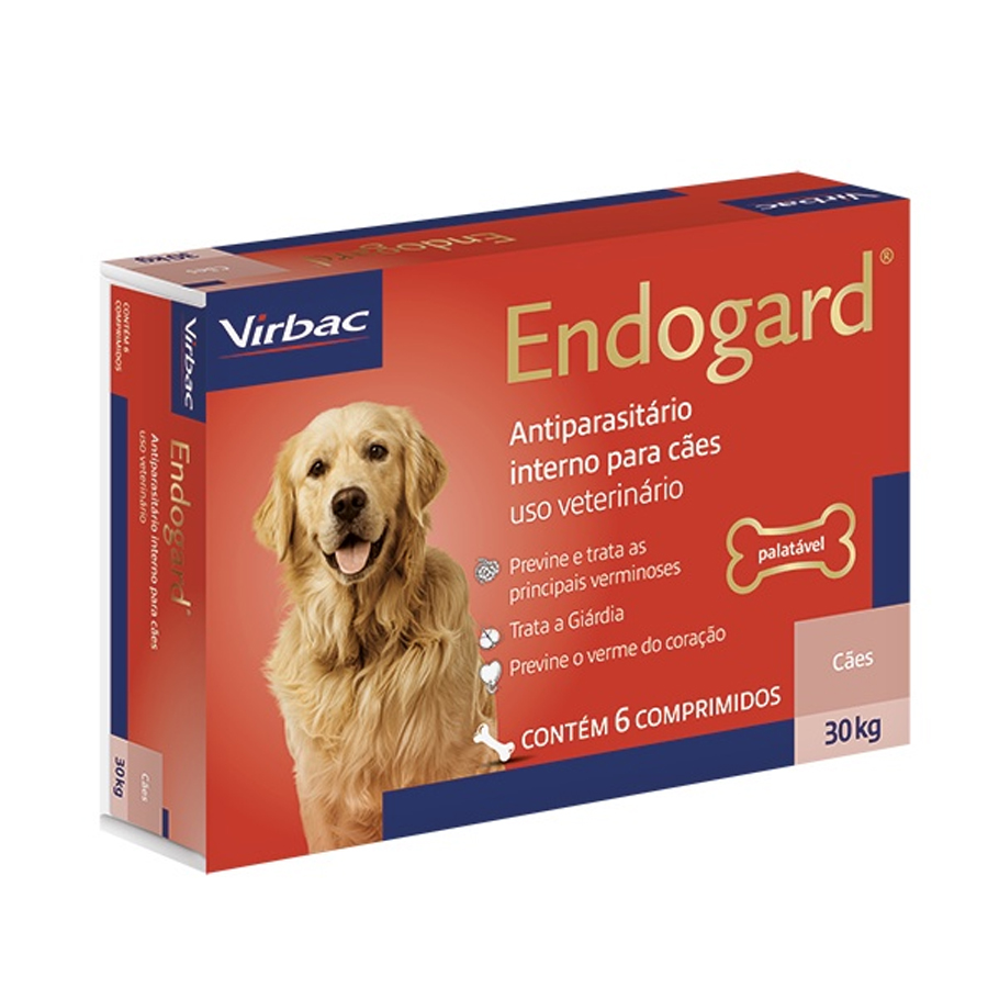 Endogard 30 Kg C/ 6 Comprimidos