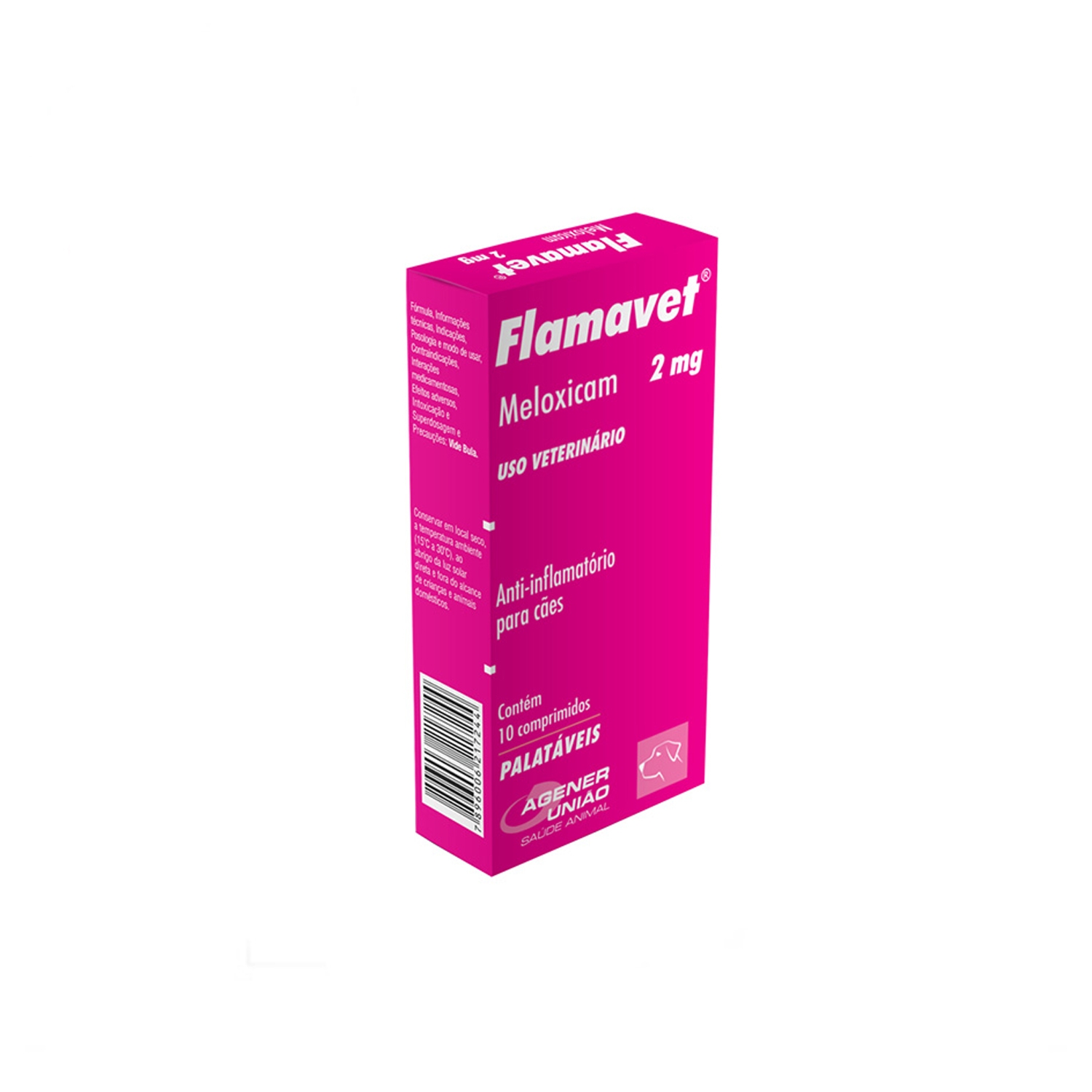 Flamavet 2 Mg - C/10 Comprimidos - Caes
