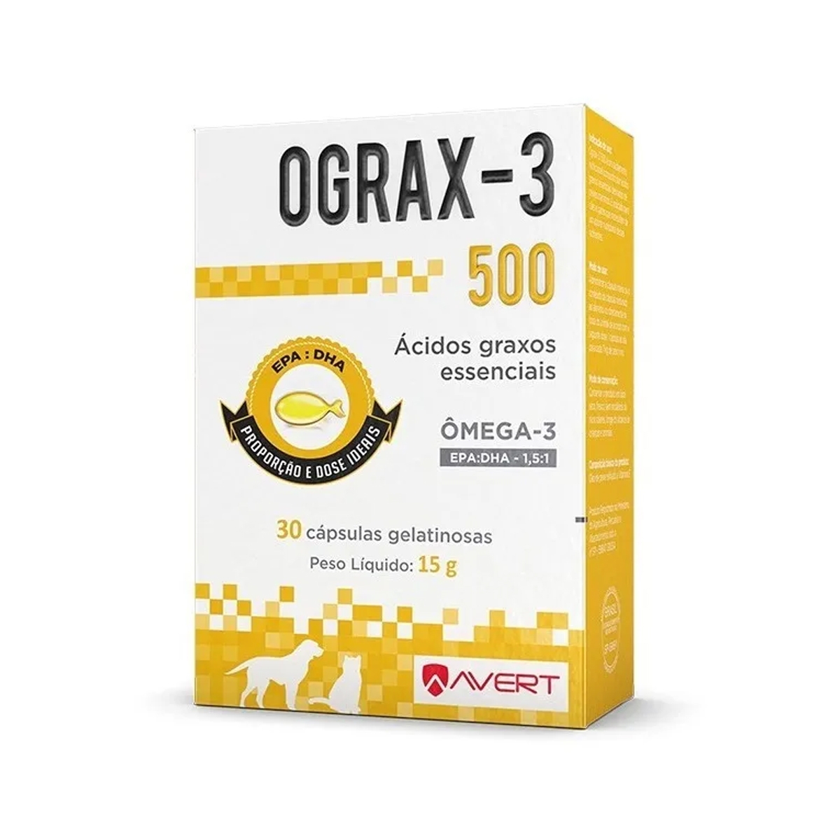 Ograx-3 500 Mg EPA+DHA 30 Capsulas