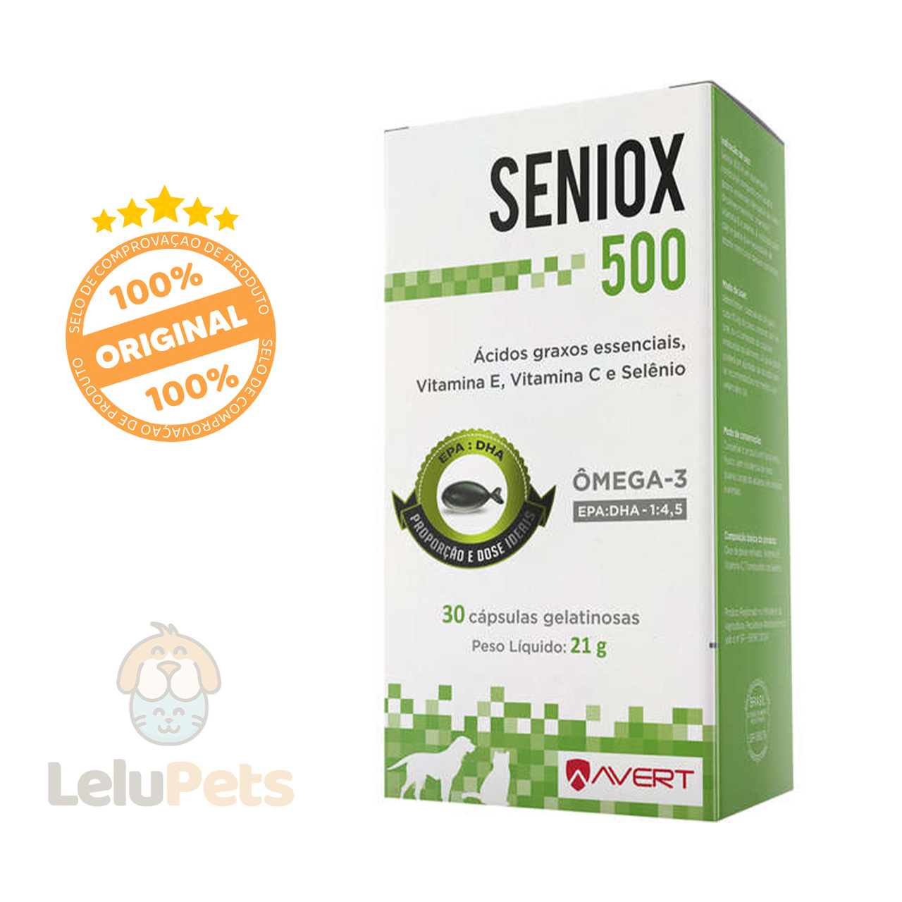 Seniox   500 Mg 30 capsulas