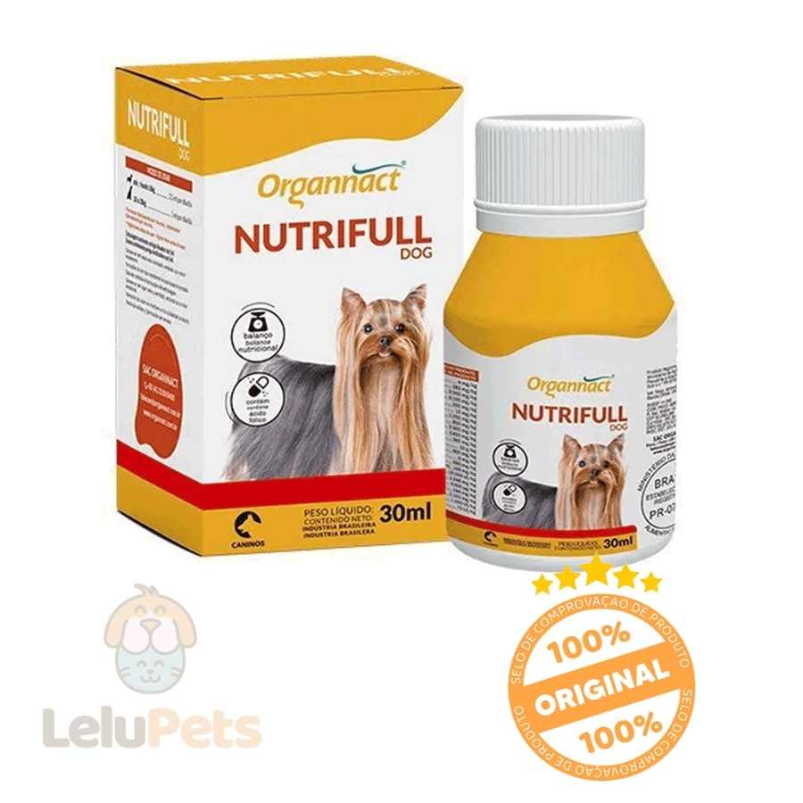 Suplemento Vitamínico Para Cachorro Nutrifull Dog 30 ml