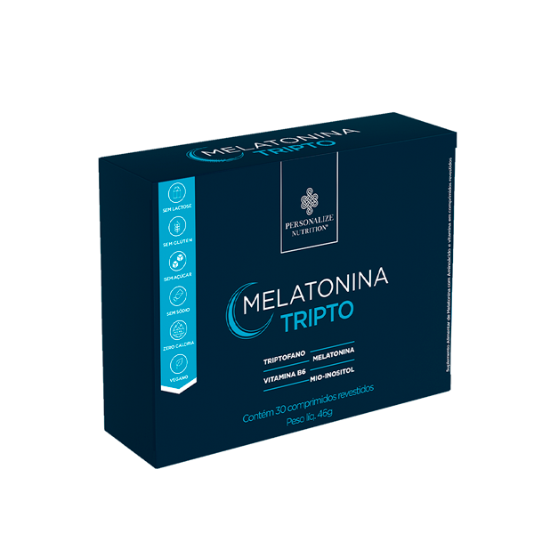 Melatonina Tripto - Durma bem, acorde melhor ainda  - 30 comprimidos