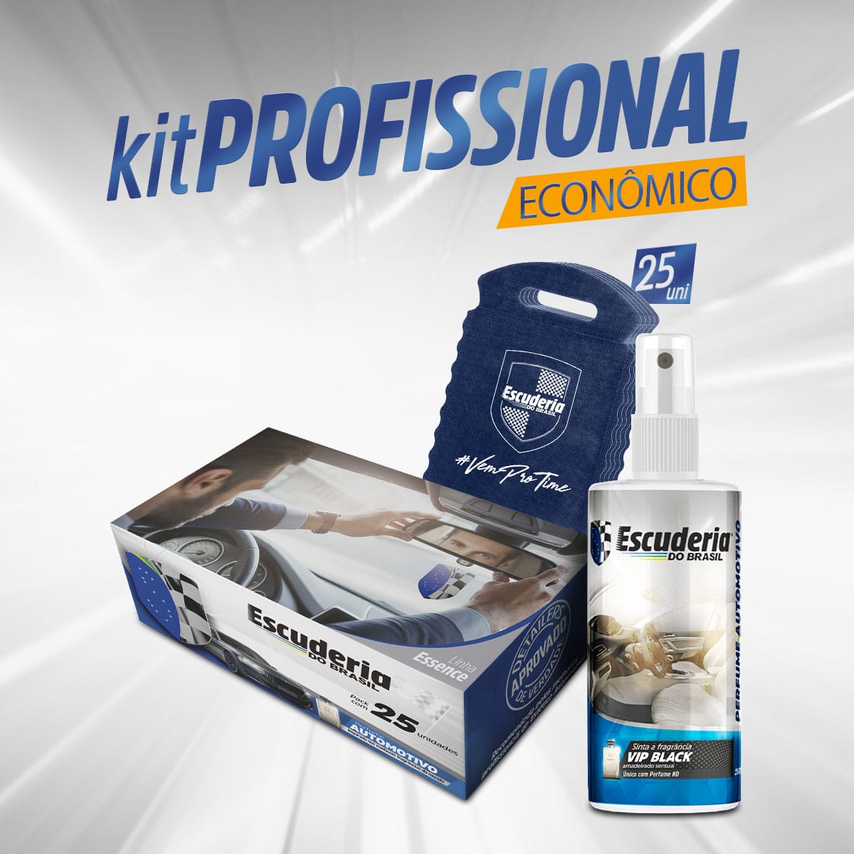 Kit Profissional - VIP Black - Escuderia do Brasil