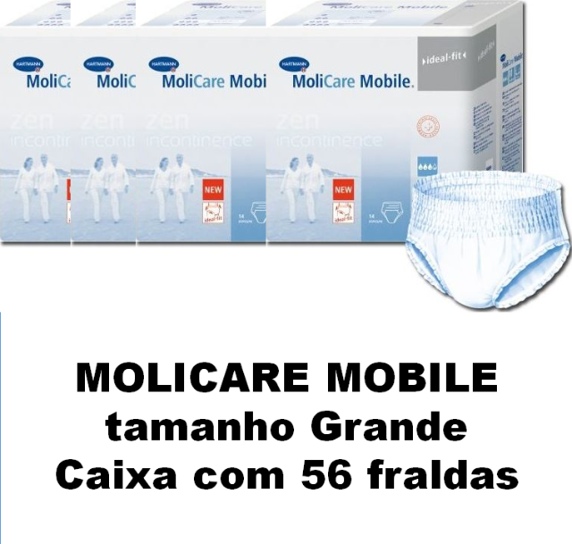 Molicare Mobile Grande caixa com 56 unidades