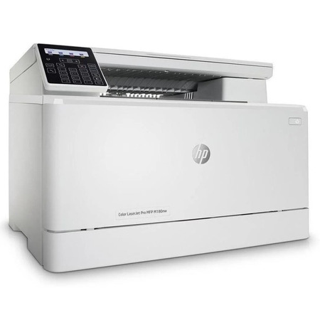 Impressora a cor multifuncional HP LaserJet Pro M180NW com Wi-Fi 110V branca