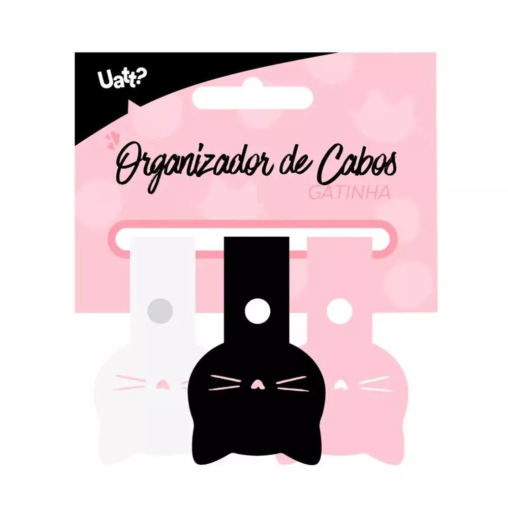 Organizador Cabos (3 und.) - Gatinha