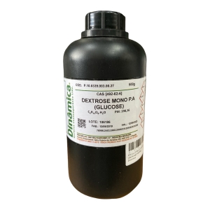 Glicose-D Monohidratada (Dextrose) PA 500g - Dinamica