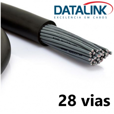 15 mt FIO MULTICABO 28 VIAS 24AWG DATALINK