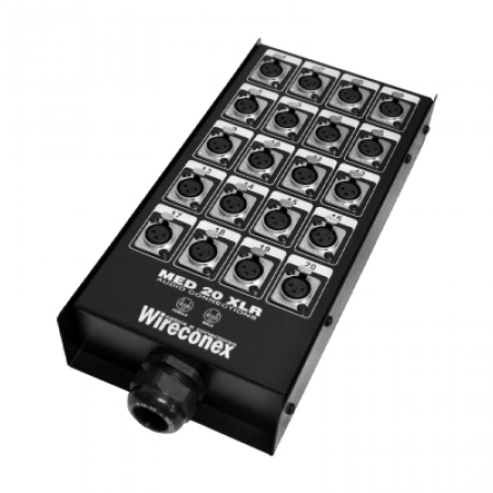 MEDUSA 20 VIAS WIRECONEX COM CONECTOR XLR FEMEA