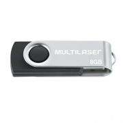 PENDRIVE 8GB MULTILASER PD587