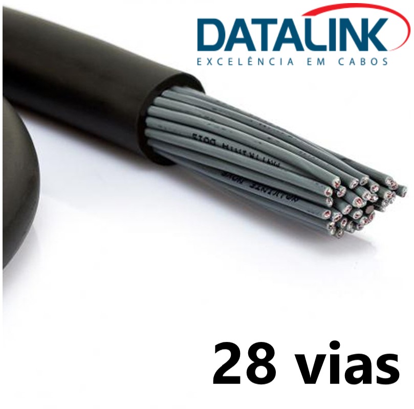 20 mt FIO MULTICABO 28 VIAS 24AWG DATALINK