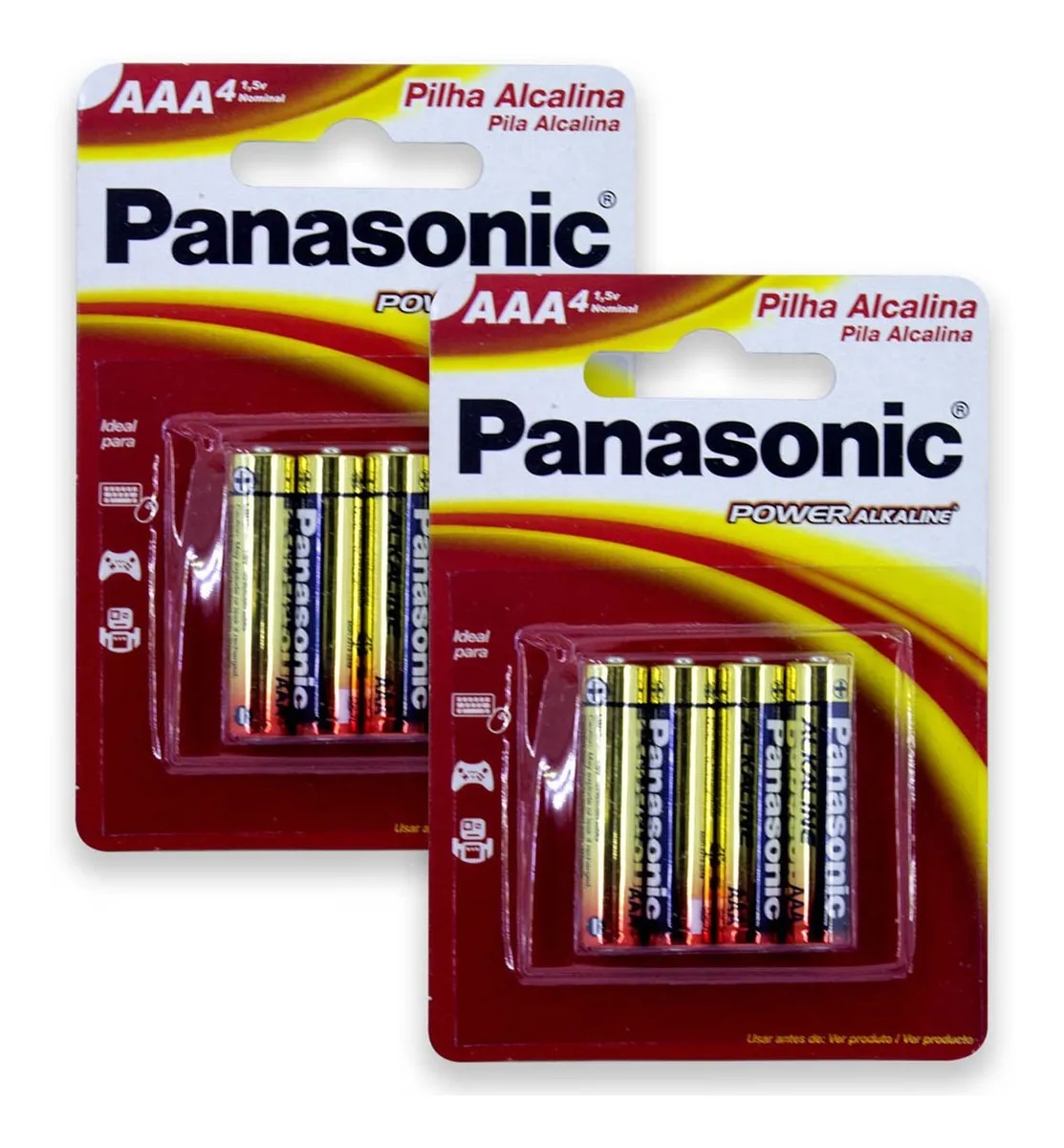 Pilha Alcalina Aaa Panasonic Leve 8 Pague 6 Pilhas Promoção Kit